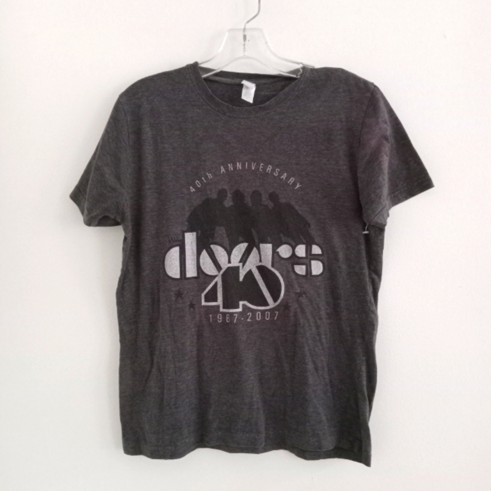 The Doors 40th Anniversary Gray T-shirt Top